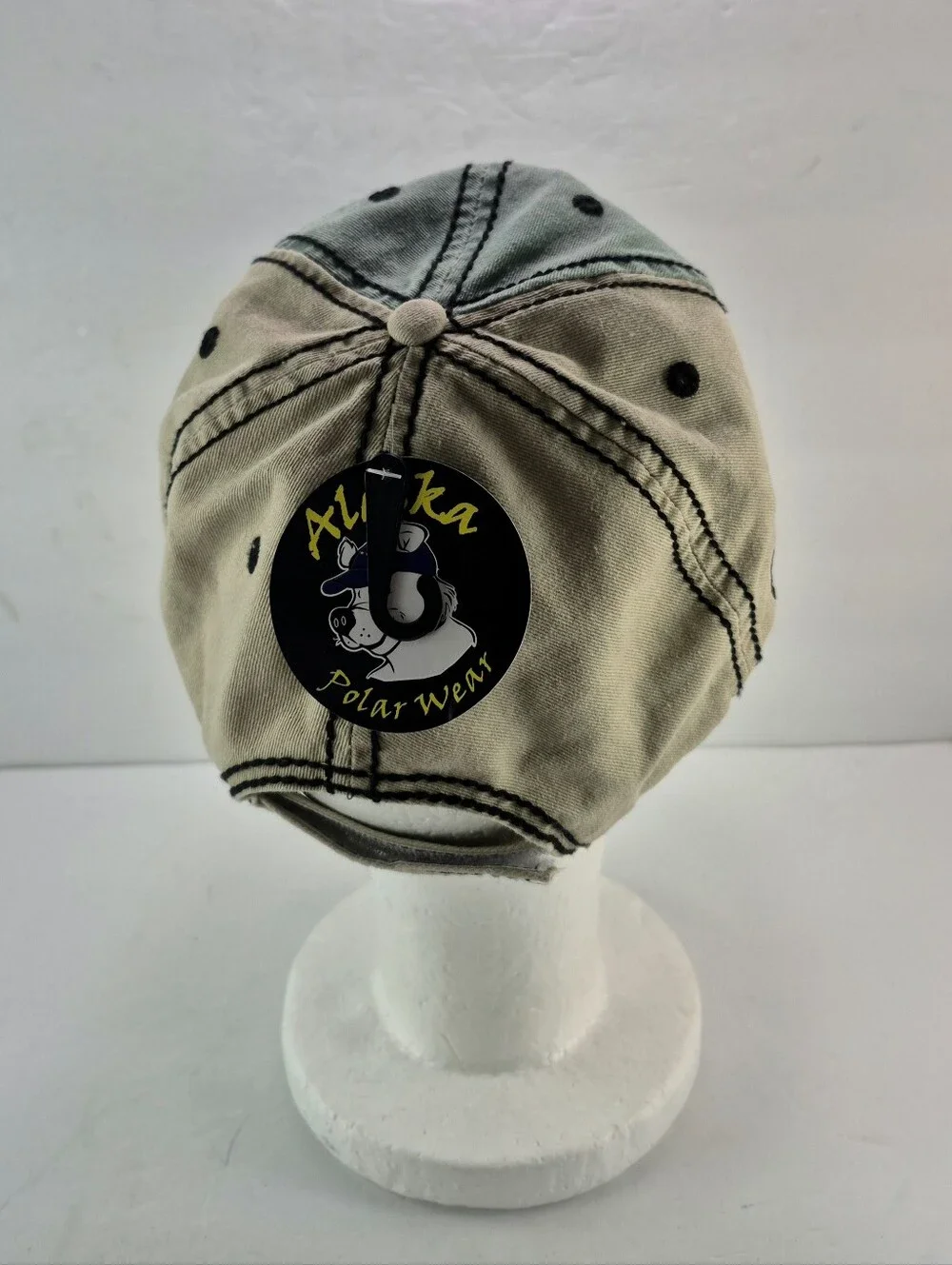 Alaska Polar Wear Souvenir 1959 Embroidered TwoTone Contrast Baseball Cap Hat OS